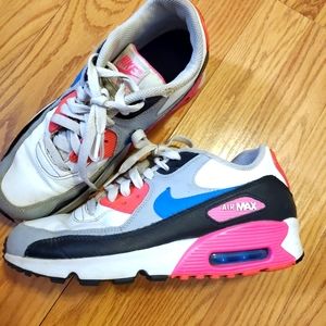 Nike NIKE AIR MAX 90 LTR (PS), Girl's Running Shoes, Multicolour (WHITE/PHOTO BL